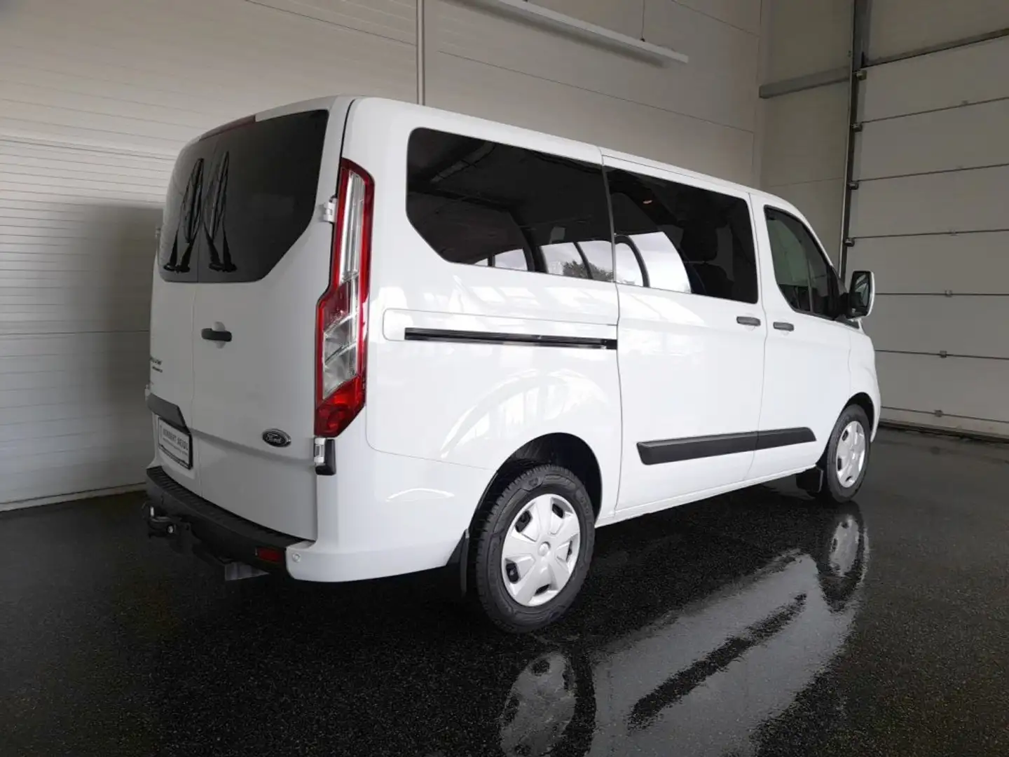 Ford E-Transit Transit Custom Variobus L1H1 *9 SITZER / SCHIEBETÜREN / KLIMA / TEMPOMAT / WINDSCHUTZSCHEIBE HEIZBAR* Weiß - 2
