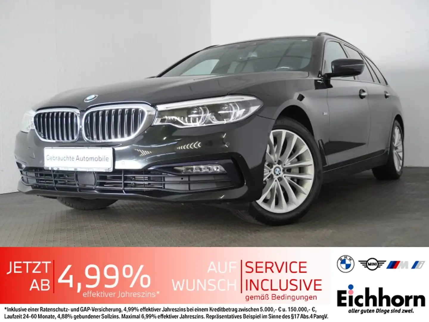 BMW 530 d xDrive Touring Sport Line STANDHEIZUNG.AHK Negro - 1