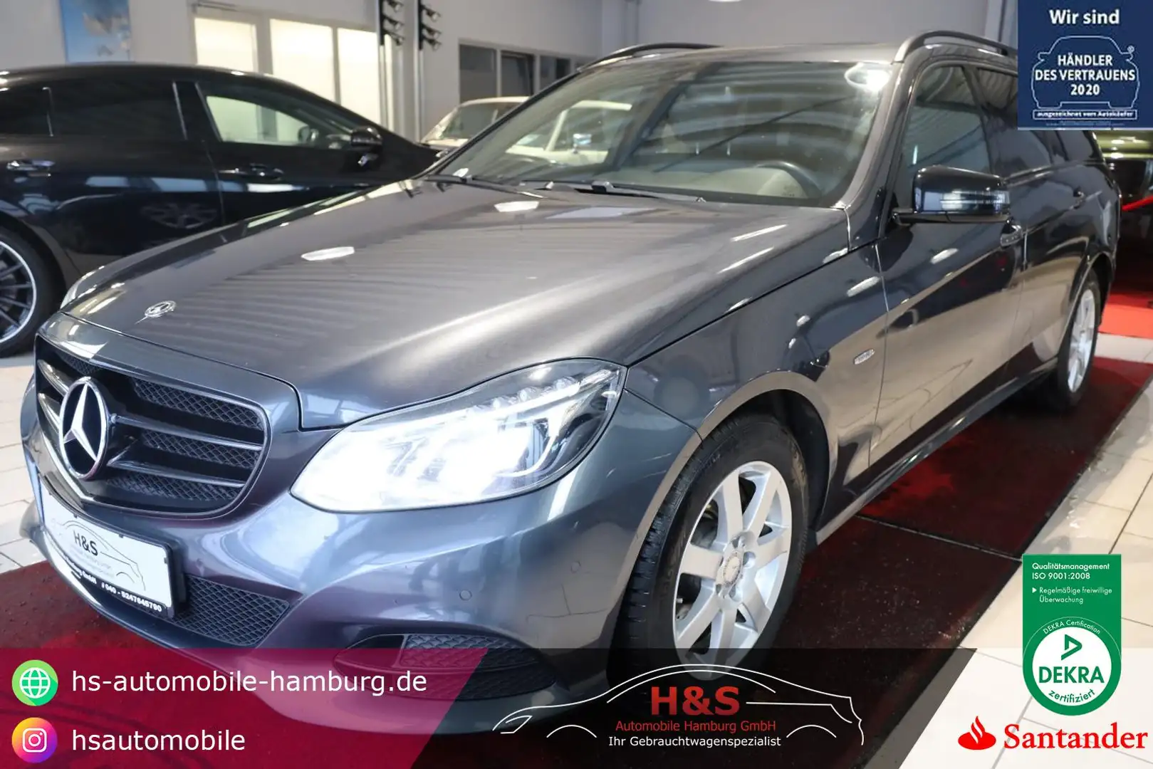 Mercedes-Benz E 220 Edition 9G BlueTec Gris - 1