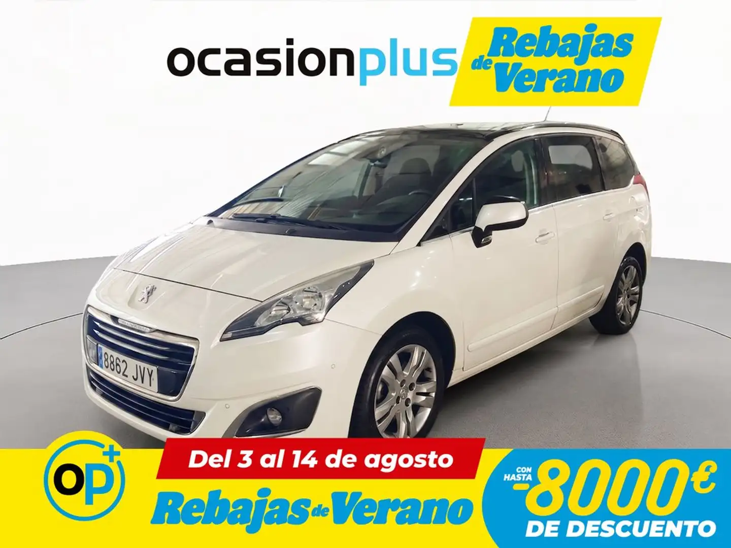 Peugeot 5008 1.6 BlueHDI Allure 7 pl. 120 Blanco - 1