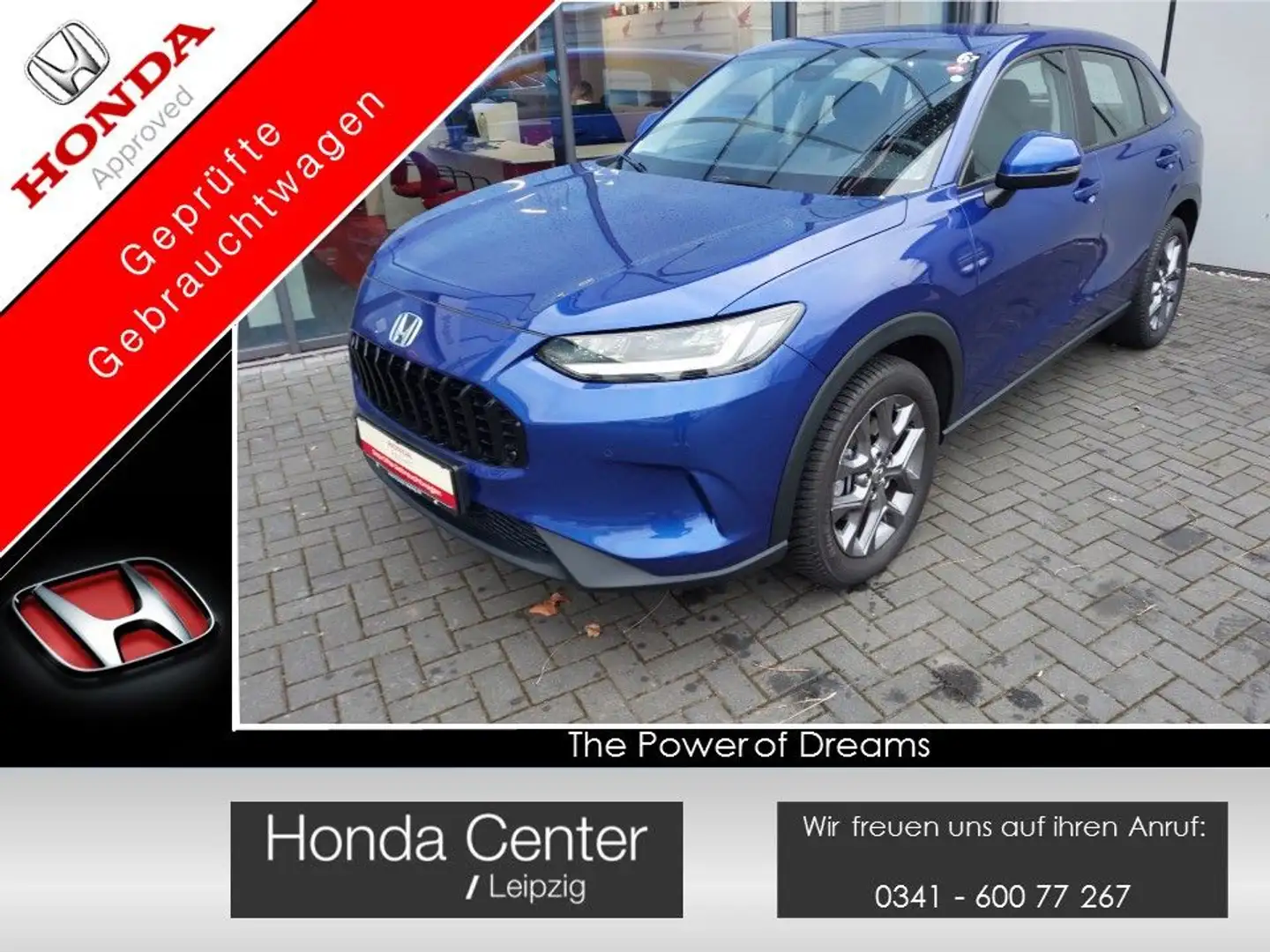 Honda ZR-V 2,0 e:HEV Elegance Navi/LED/Kamera Blau - 1