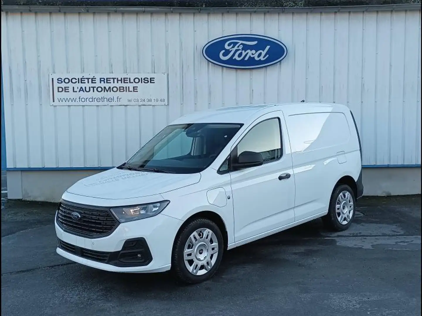 Ford Transit Connect L1 1.5 EcoBoost 150ch PHEV Trend BVA6 Blanc - 1