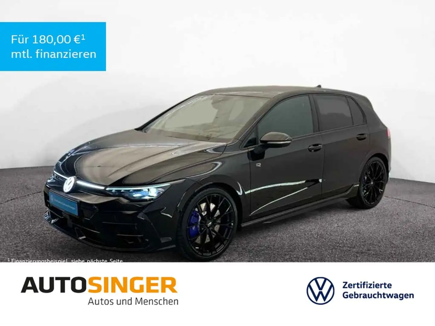 Volkswagen Golf R *PANO*IQ-L*AHK*ACC*DCC*NAVI*HUD*360*SHZ* Schwarz - 1