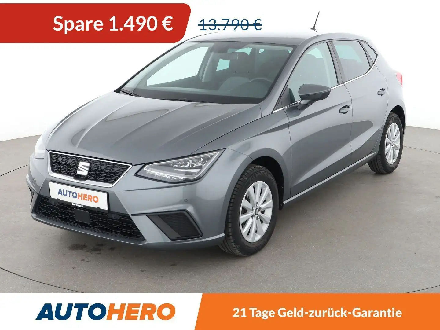SEAT Ibiza 1.0 TSI Style*NAVI*CAM*LED*PDC*SHZ*LIMITER*KLIMA* Grau - 1