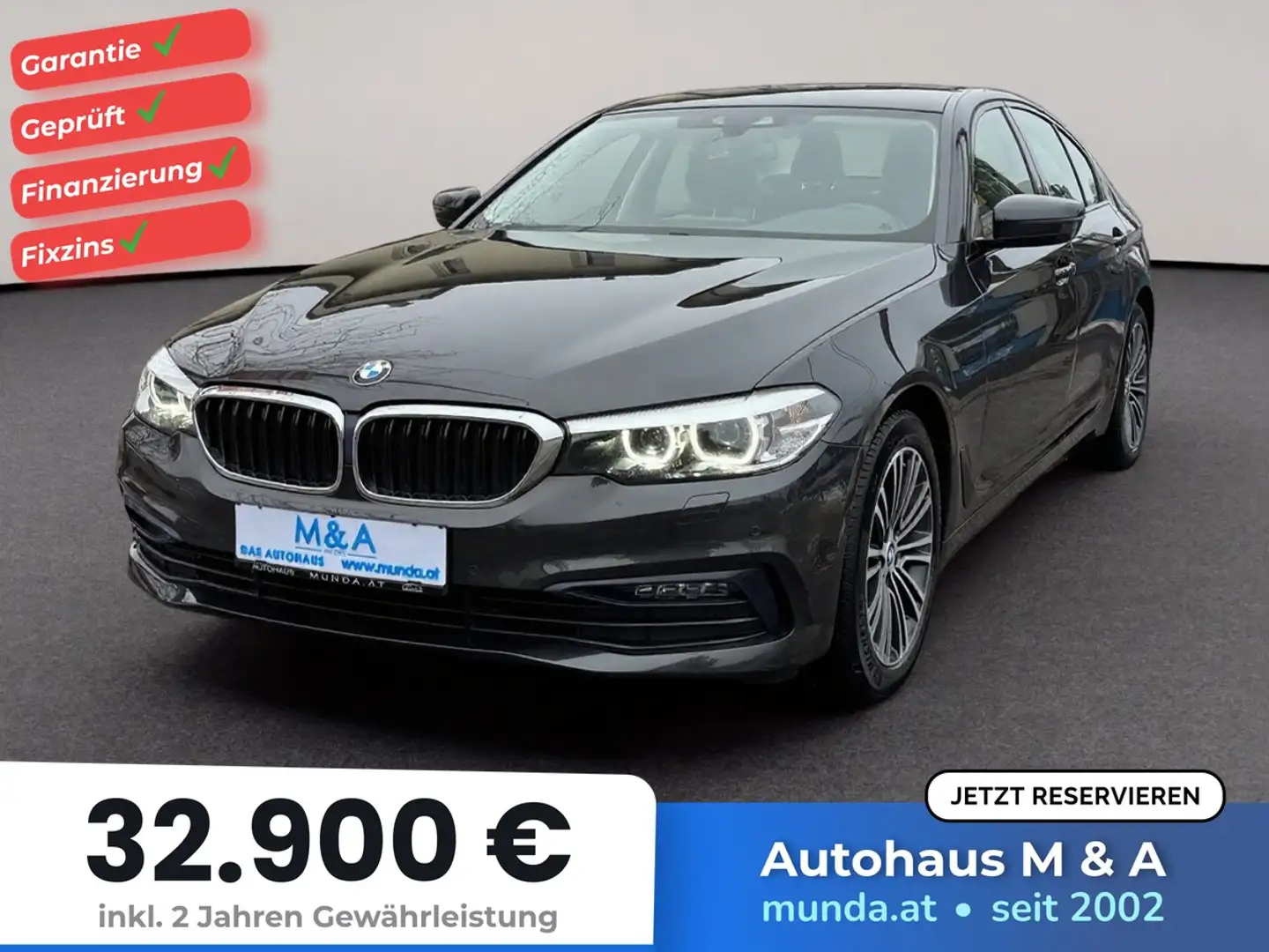 BMW 530 d Sport * Autom. * Garantie Schwarz - 1