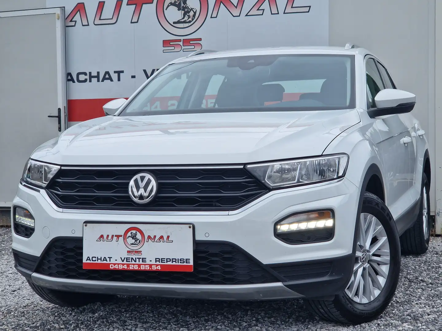 Volkswagen T-Roc 1.0 TSI 116CH*1 MAIN*GPS*LED*PDC*COCKPIT*CARPLAY Blanc - 1