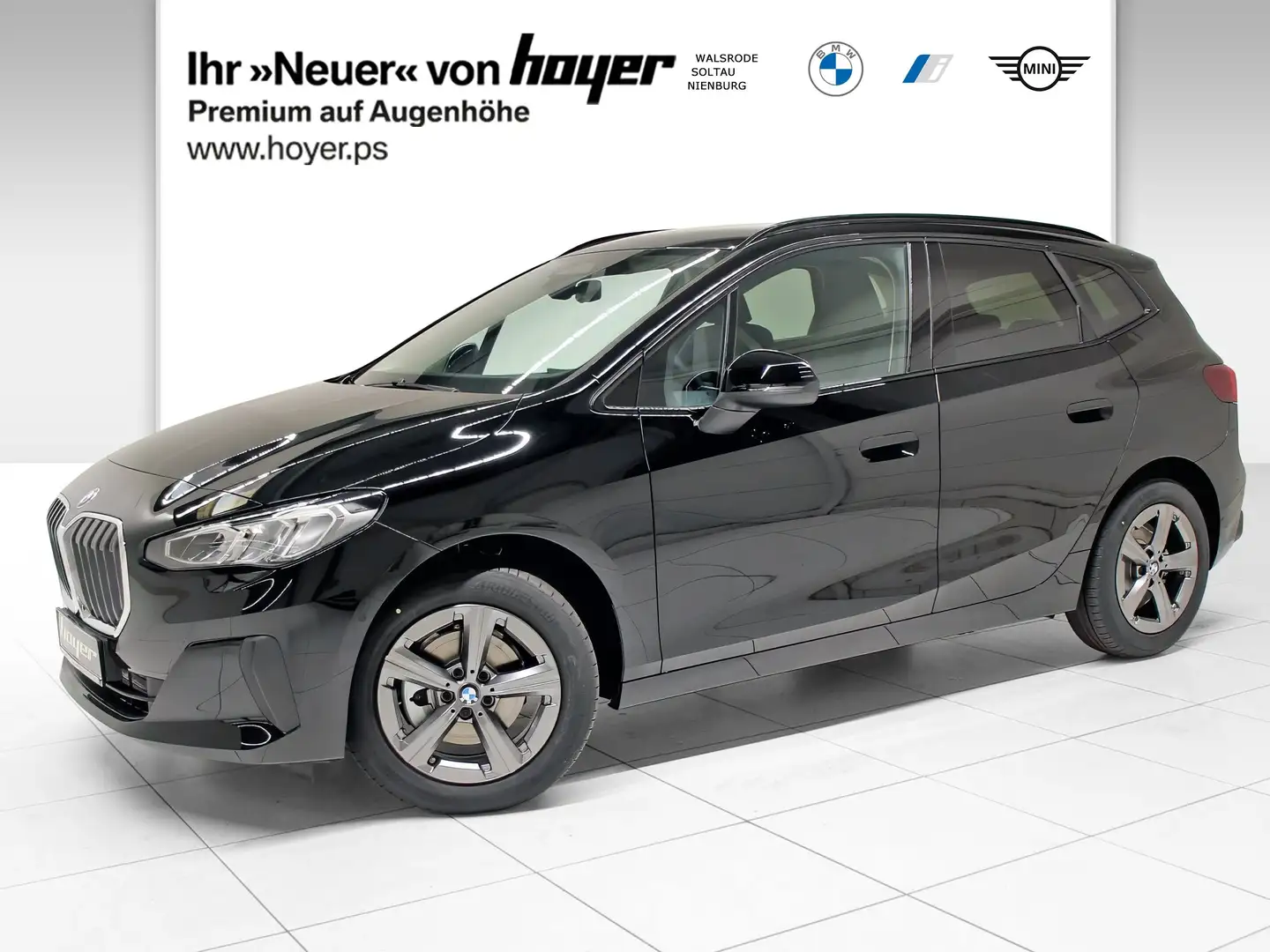 BMW 218 i DAB LED RFK Parkassistent Klimaaut. Shz Schwarz - 1