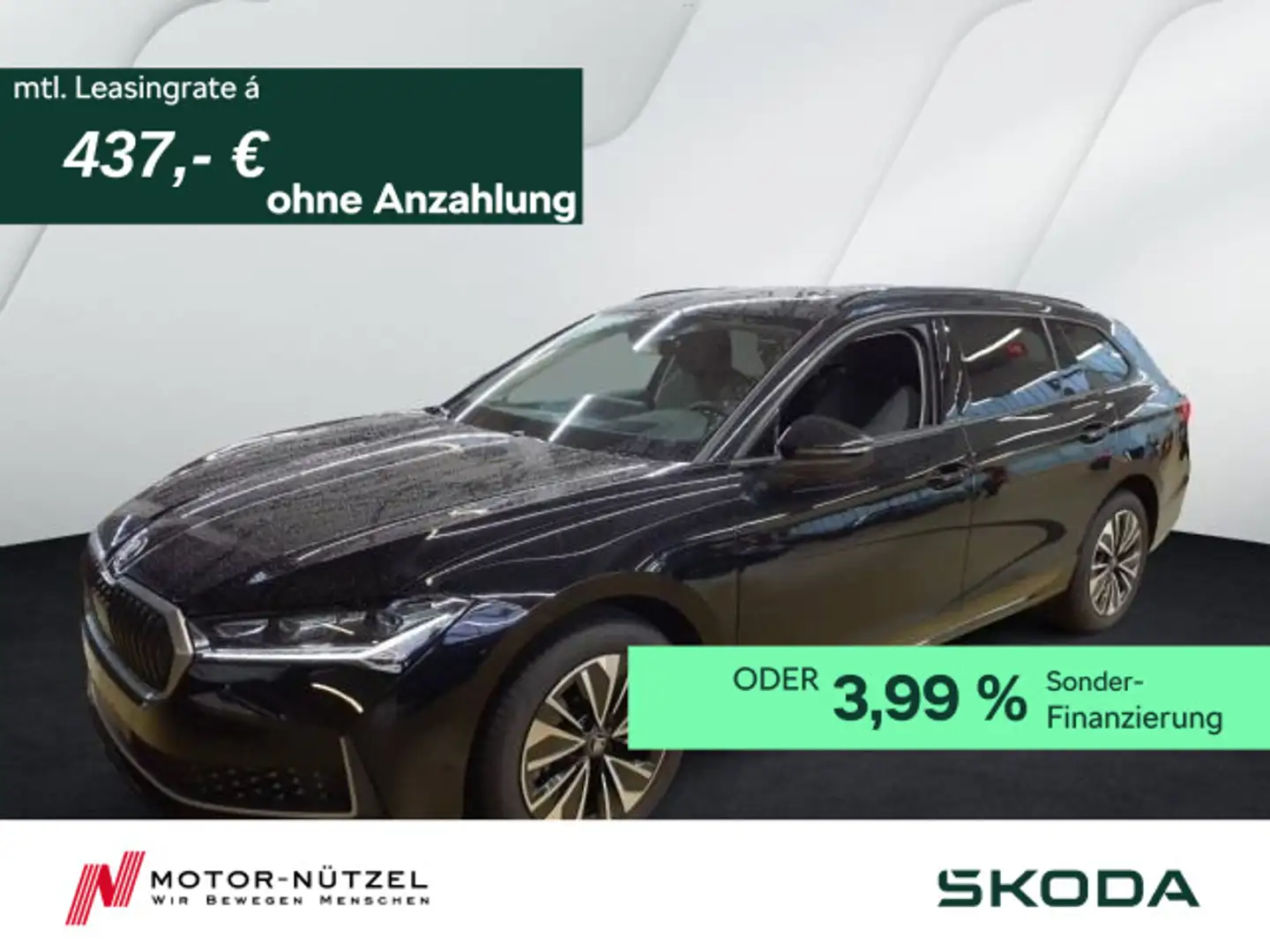 Skoda Superb Combi 2.0 TSI 4x4 MATRIX+NAV+AHK+PANO+HuD Schwarz - 1