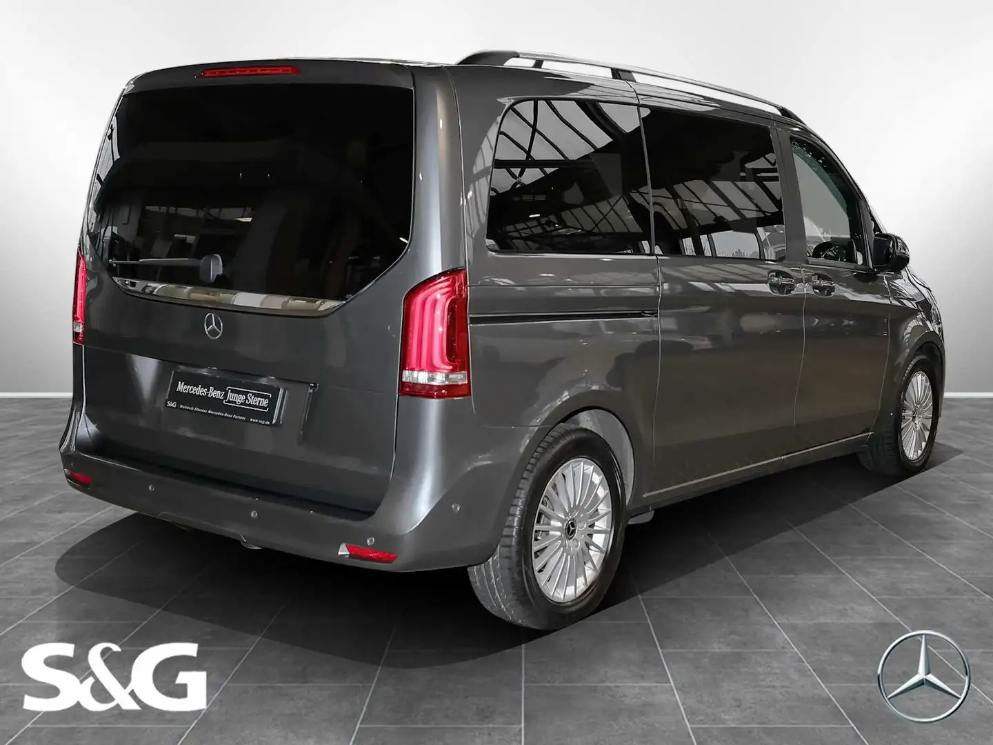 Mercedes-Benz V 250 EDITION Kompakt AHK+MBUX+Rückam+LED Gris - 2