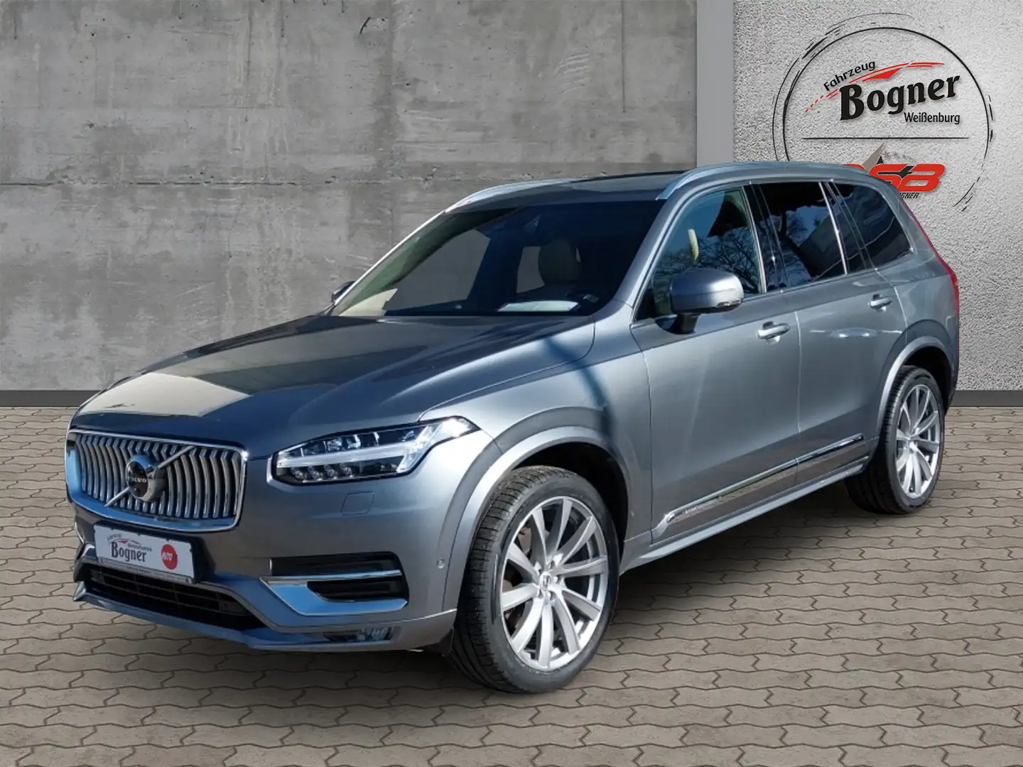 Volvo XC90 Inscription 4WD LED Navi AHK 360Kamera Leder Gris - 1