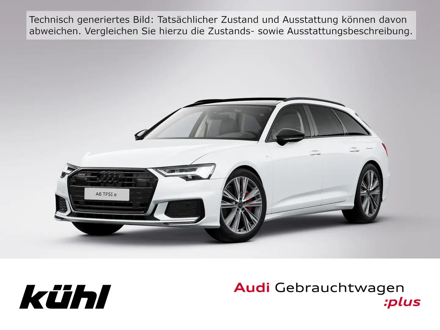 Audi A6 55 TFSIe Q S tronic Sport LED/ACC/Kamer Weiß - 1