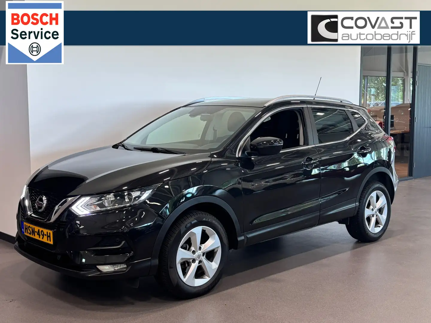 Nissan Qashqai 1.3 DIG-T Acenta Carplay|DAB+|Camera|Panoramadak Schwarz - 1
