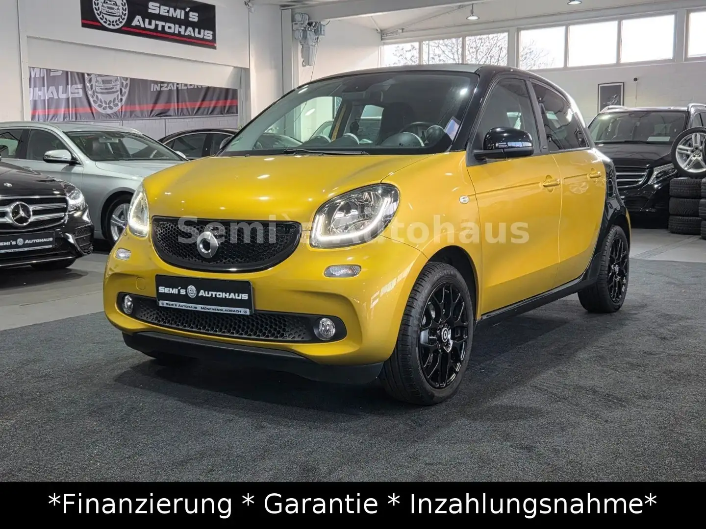 smart forFour 52 kW|1.Hand|Faltdach|Klimaa.| Schwarz - 1