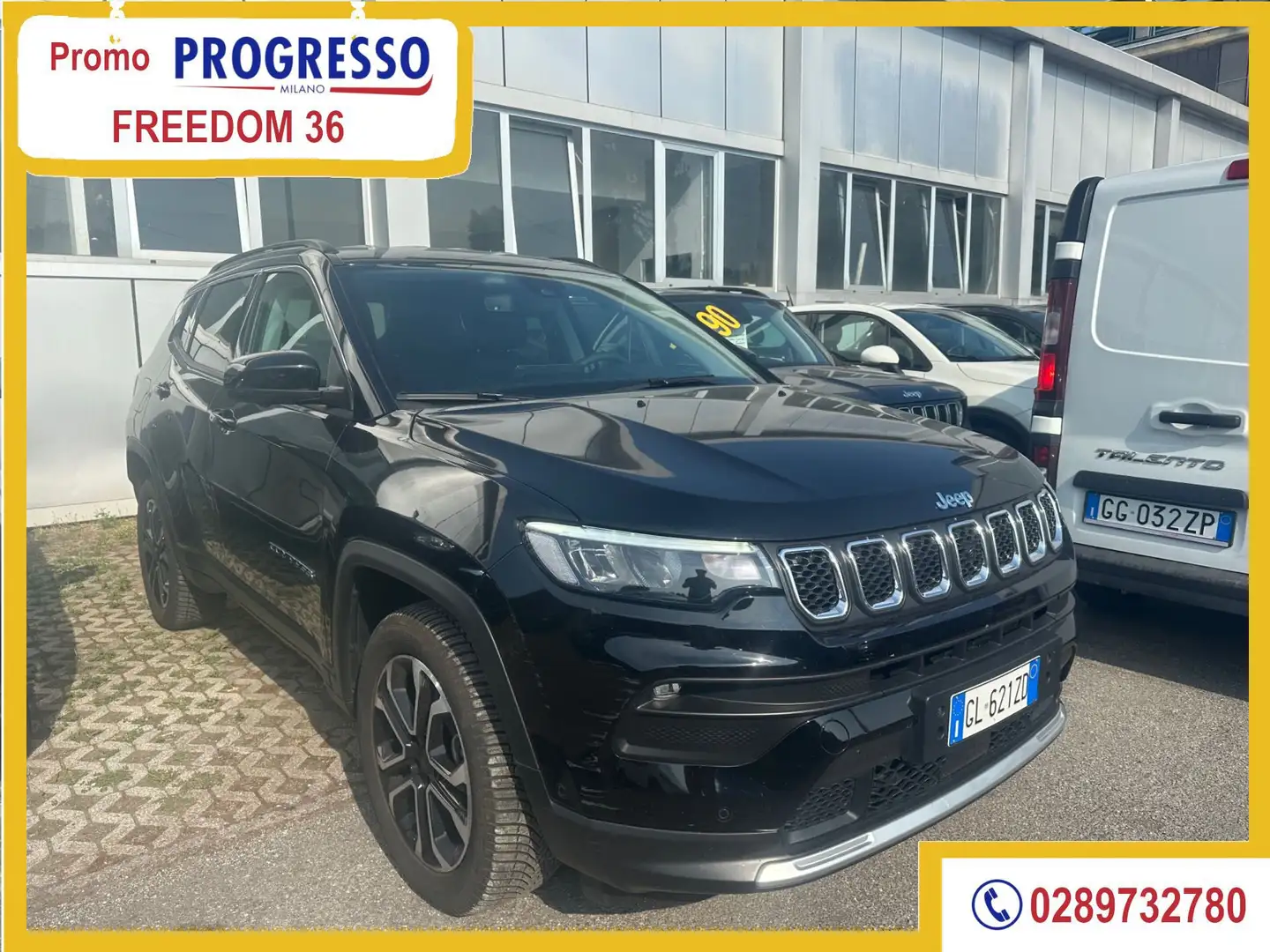 Jeep Compass 1.3 T4 190CV PHEV AT6 4xe Limited Nero - 1