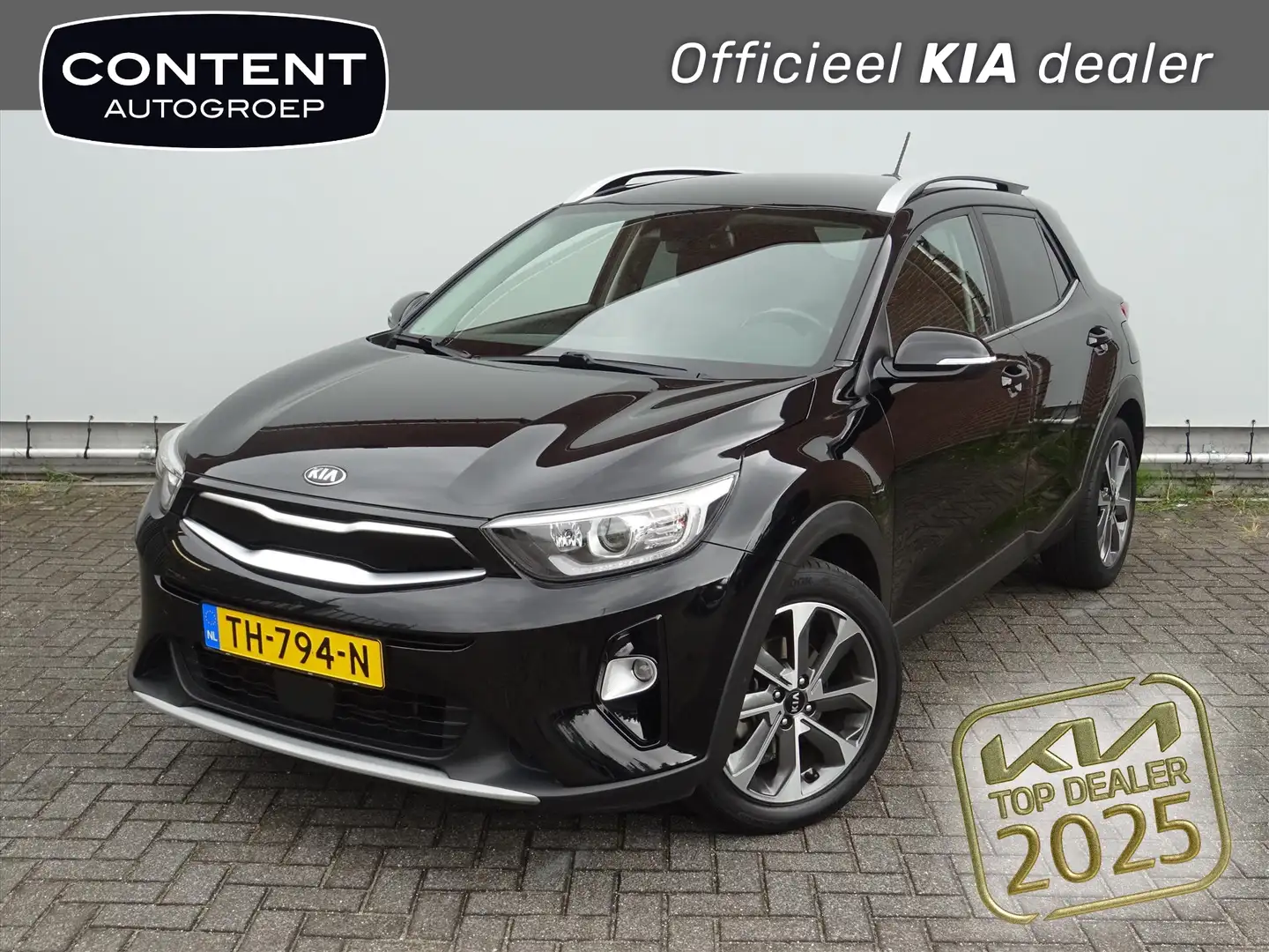 Kia Stonic 1.0 T-GDi 120pk ExecutiveLine Zwart - 1