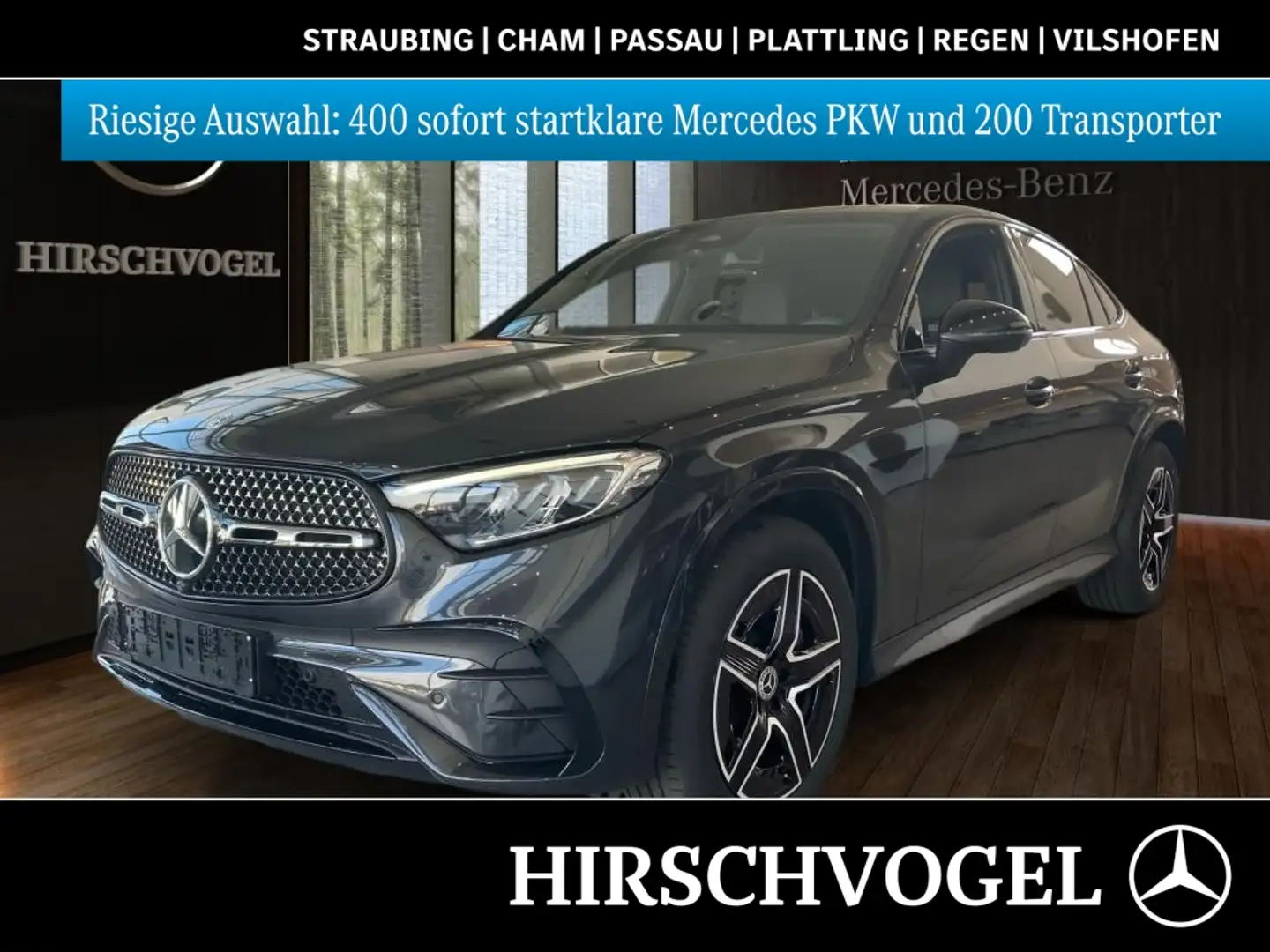 Mercedes-Benz GLC 220 d 4M EDITION AMG-Line+Night+AHK+DISTRON Grau - 1
