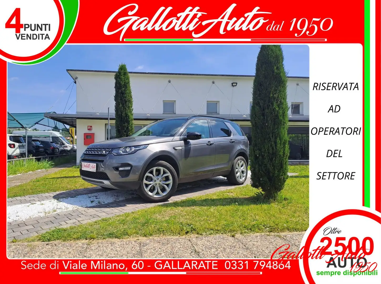 Land Rover Discovery Sport 2.0 TD4 150 CV HSE N1 Grigio - 1