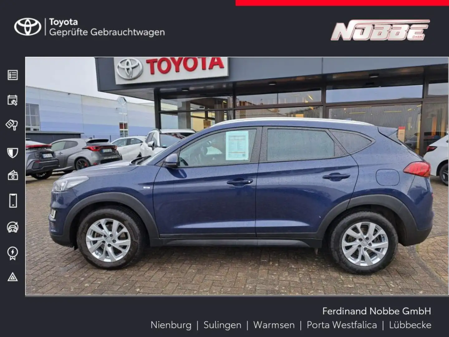 Hyundai TUCSON blue 1.6 CRDi 2WD Bleu - 1