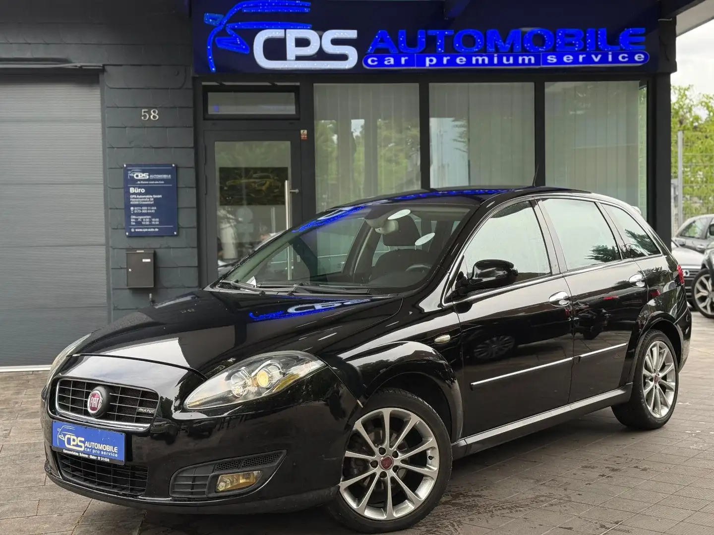 Fiat Croma 1.9 16V Multijet Dynamic | Automatik | TÜV Чорний - 1