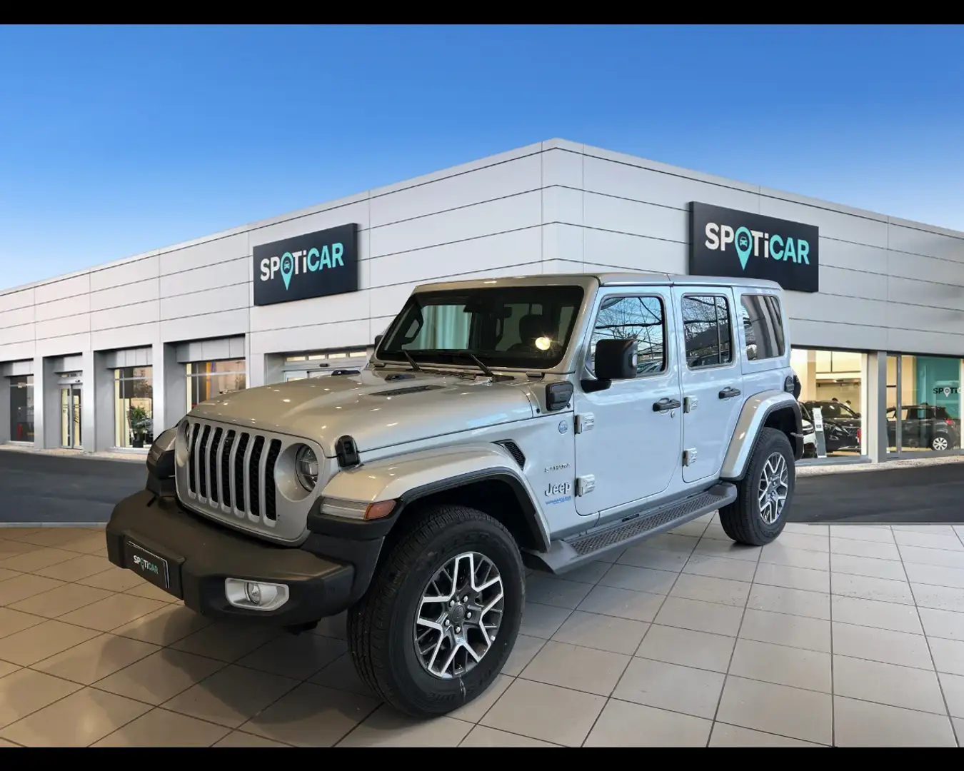 Jeep Wrangler Unlimited 2.0 ATX PHEV Sahara Argento - 1