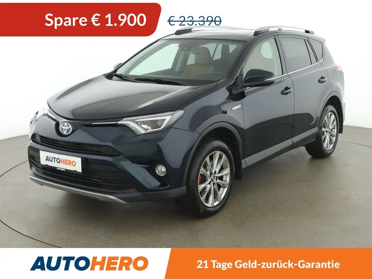 Toyota RAV 4 2.5 Hybrid Lounge Blau - 1
