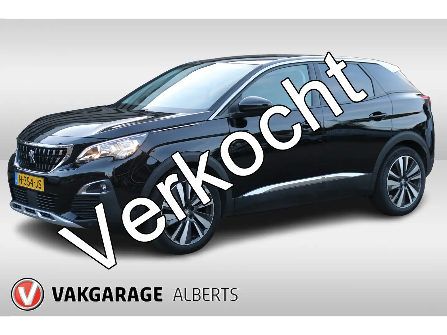 Peugeot 3008 1.2 PureTech Blue Lease Premium / Navi / Climate / Zwart - 1