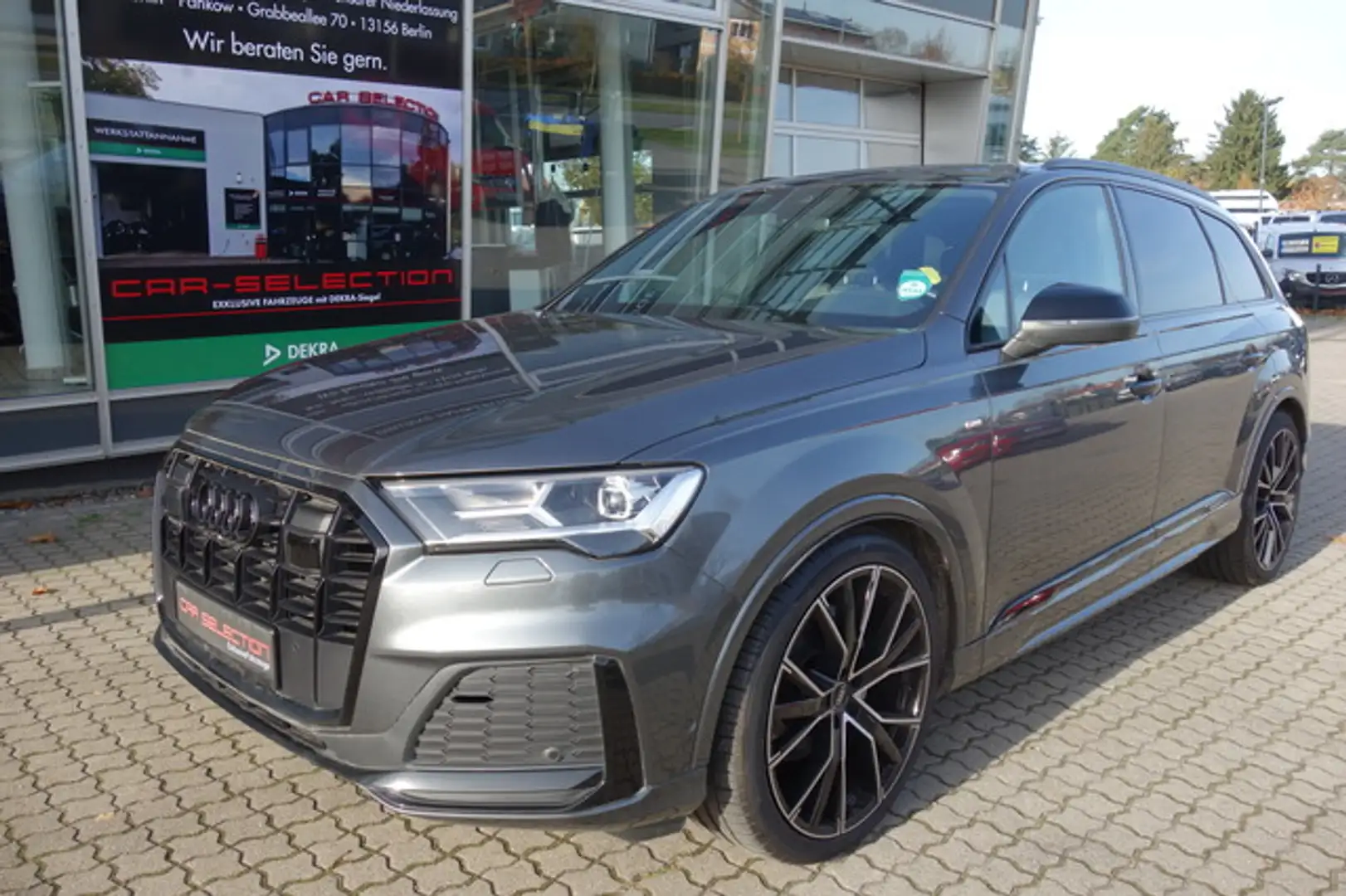 Audi Q7 45 TDI Q S LINE PLUS 22"/ACC/STDHZG/AHK/LUFTFW Grijs - 1