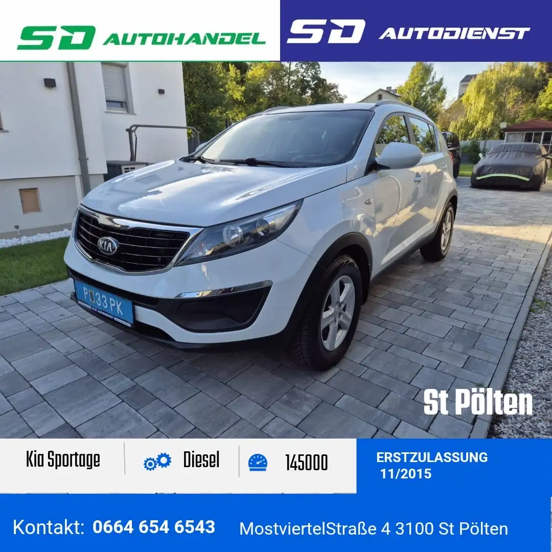 Kia Sportage Fifa Brazuca 1,7 CRDi 2WD SUV / Geländewagen Weiß - 1
