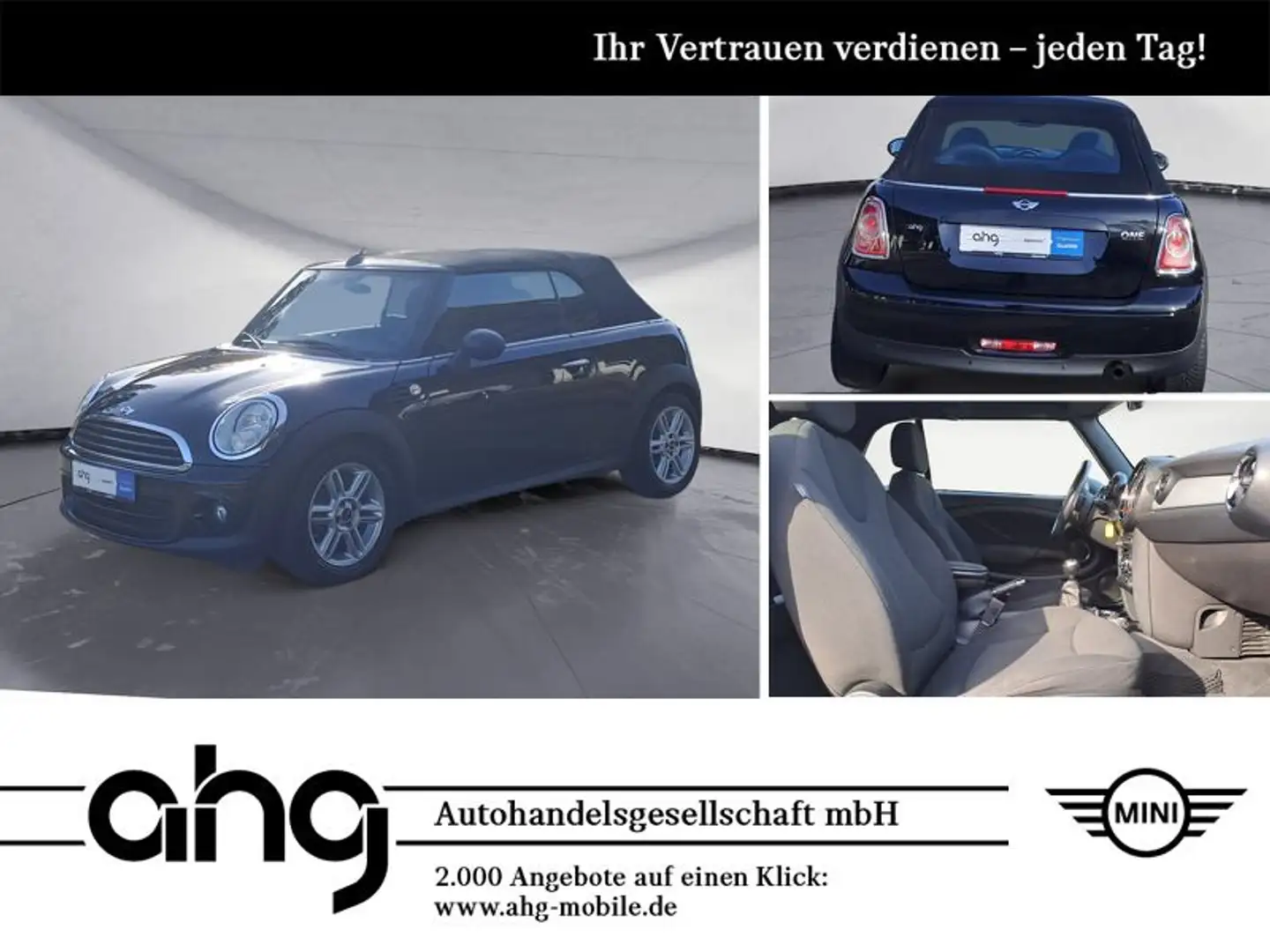 MINI One Cabrio Klimaaut. PDC RFT Noir - 1