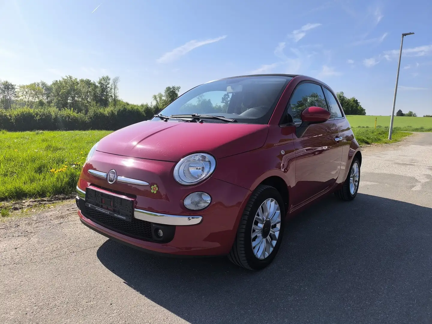 Fiat 500C 500 Cabrio  1..2 Cult Rot - 1