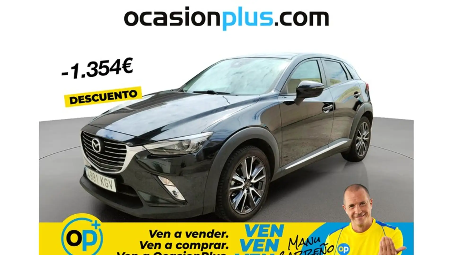 Mazda CX-3 2.0 Luxury 2WD 120 Negro - 1