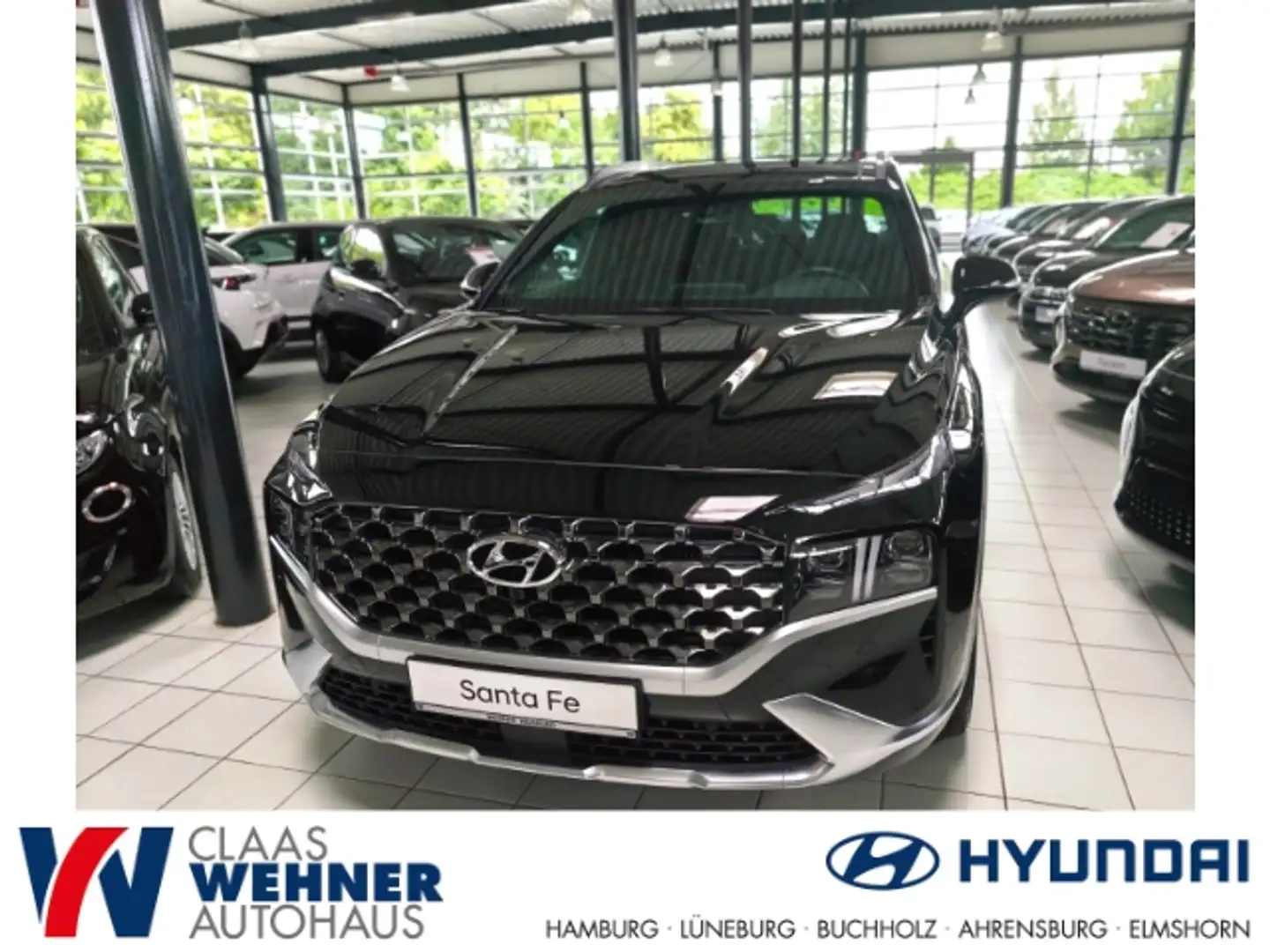 Hyundai SANTA FE Hyundai Plug-in-Hybrid SEVEN 1.6 T-GDi (265 PS) 4W Noir - 1