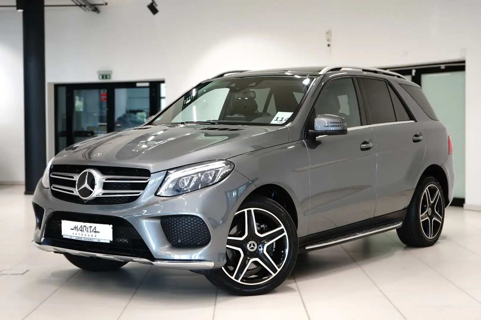 Mercedes-Benz GLE 350 |AMG|DISTR||360°|PANO|ANHÄNGER|HEIZUNG| Grijs - 1