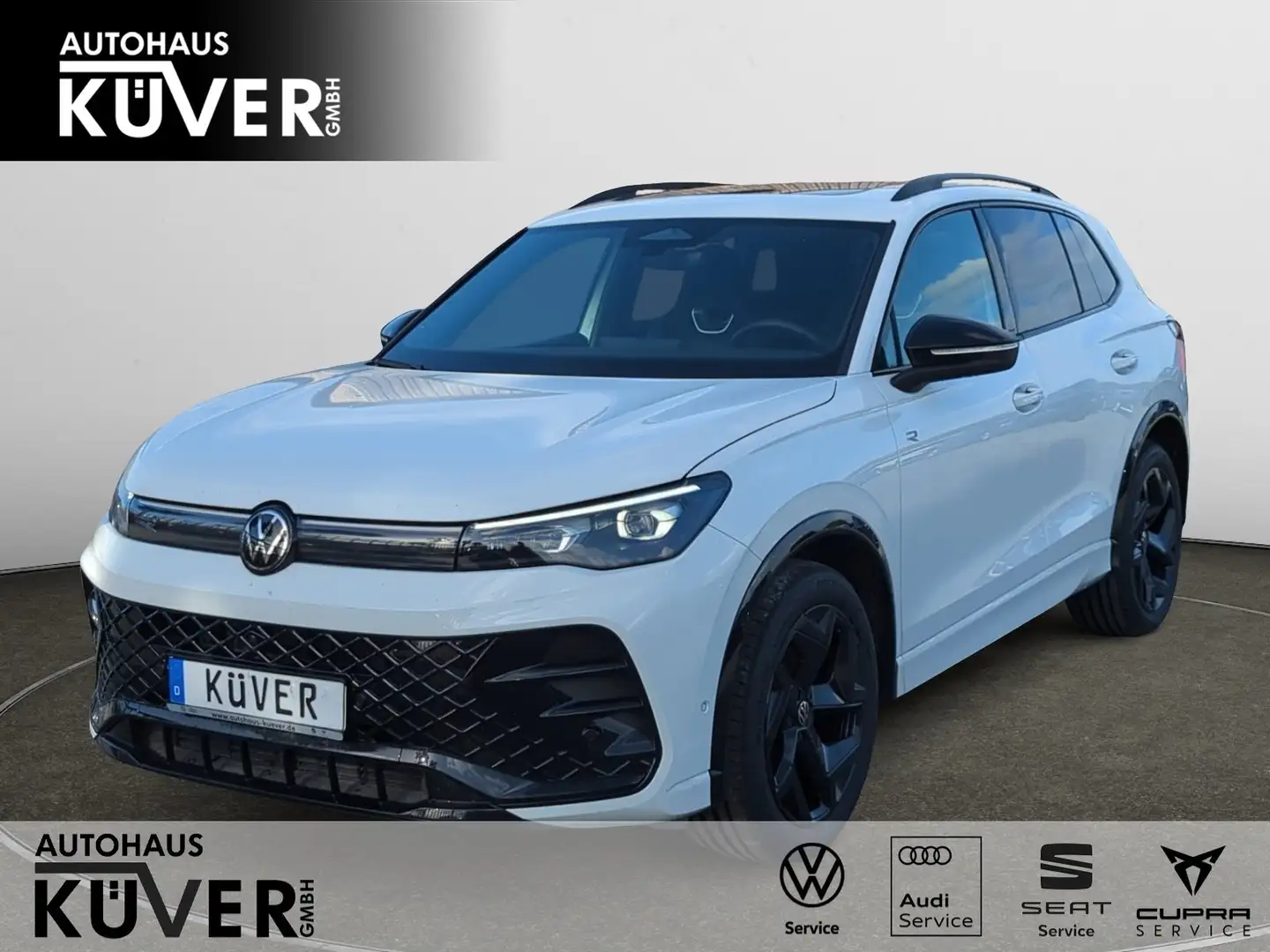 Volkswagen Tiguan R-Line 1.5 TSI DSG Navi+ACC+Pano+Matrix Weiß - 1