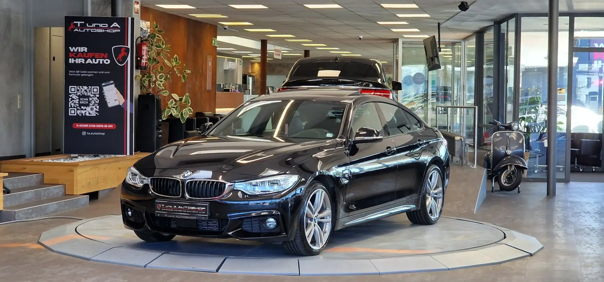BMW 420 Gran Coupé xDrive M Sport Aut. *Scheibedach*Kamera Schwarz - 1