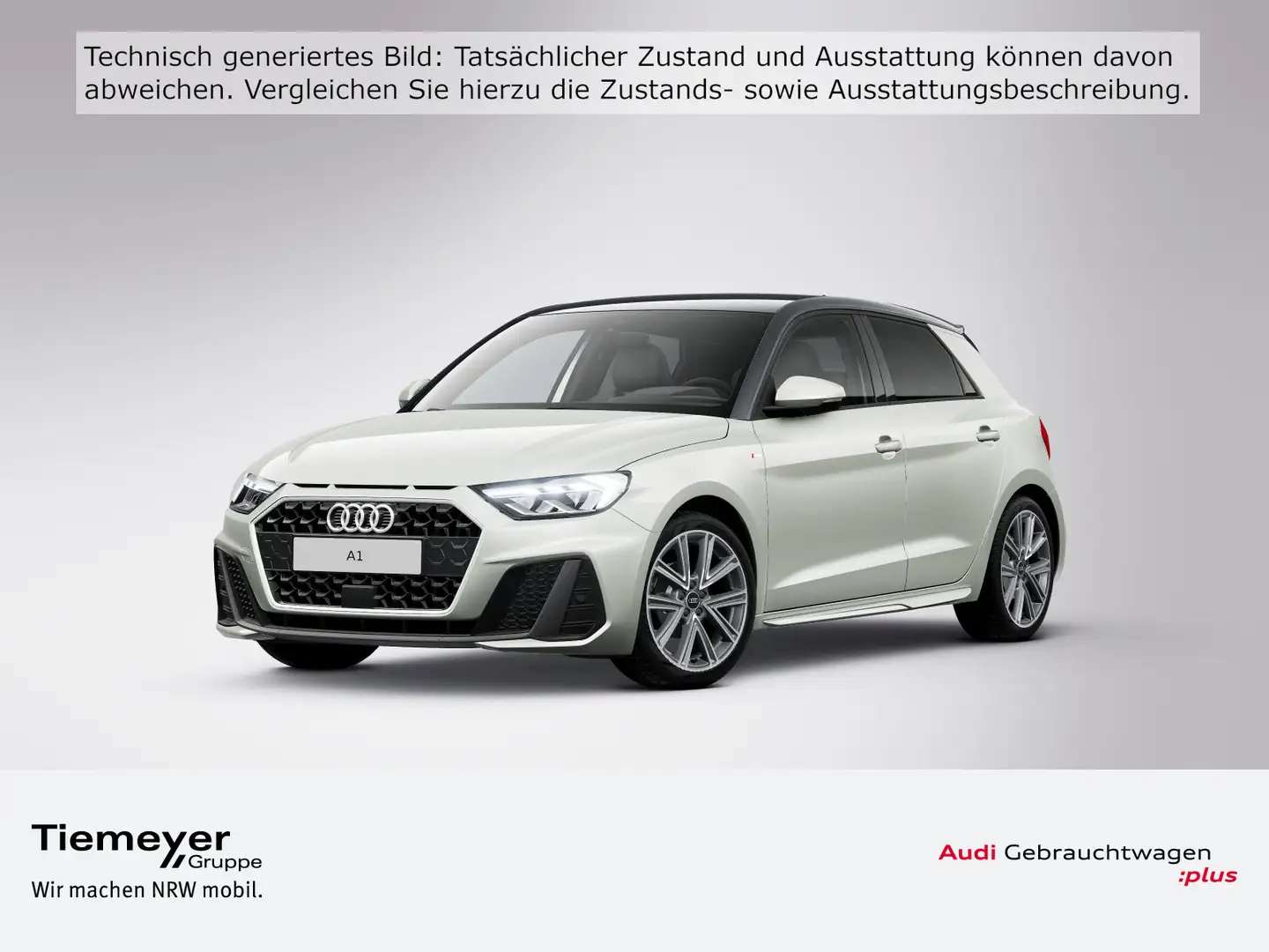 Audi A1 25 TFSI 2x S LINE LM17 NAVI+ LED SI Silber - 1