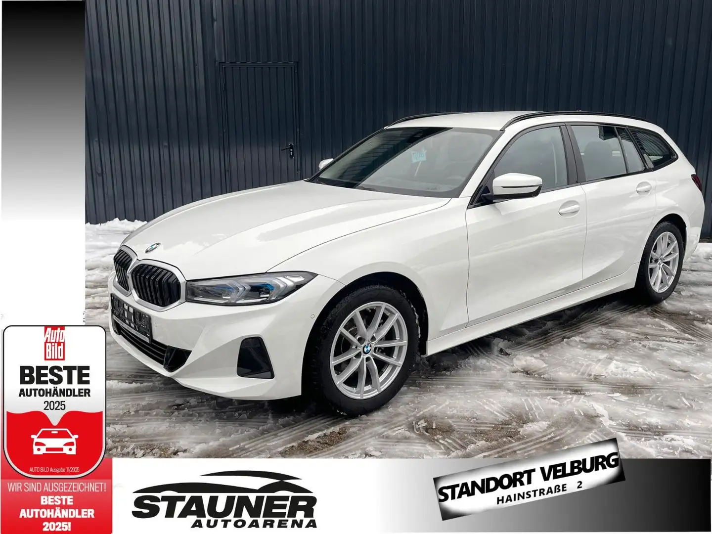 BMW 318 i Aut Touring Facelift/ AHK/HeadUp/360°Kamera Weiß - 1
