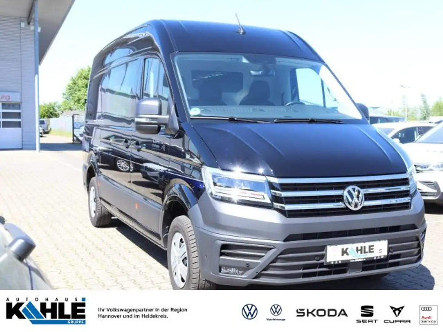 Volkswagen Crafter 35 Kasten 2.0 TDI Automatik AHK LED Navi Schwarz - 1