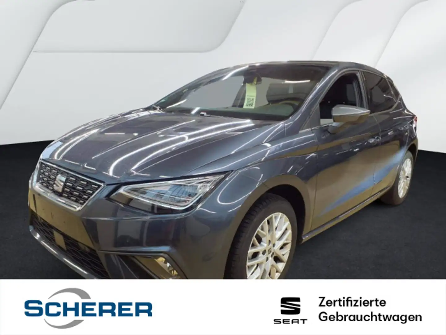 SEAT Ibiza Xcellence 1.0 TSI DSG NAVI KAM SHZ LED Grau - 1