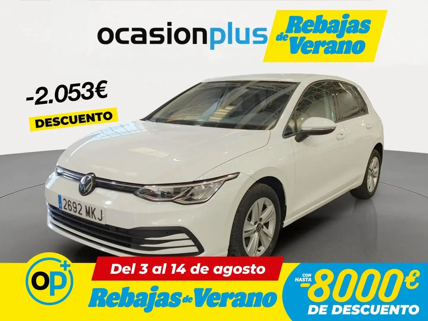 Volkswagen Golf 2.0TDI Life 85kW Blanco - 1