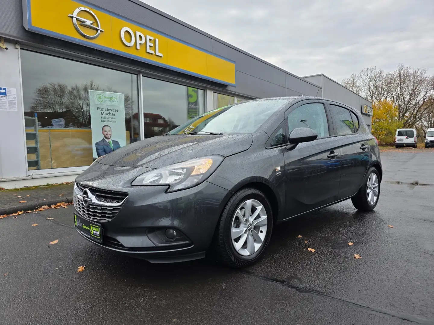 Opel Corsa E 1.4 Active SHZ+Winterp.+LM+PDC+AUT Grau - 2