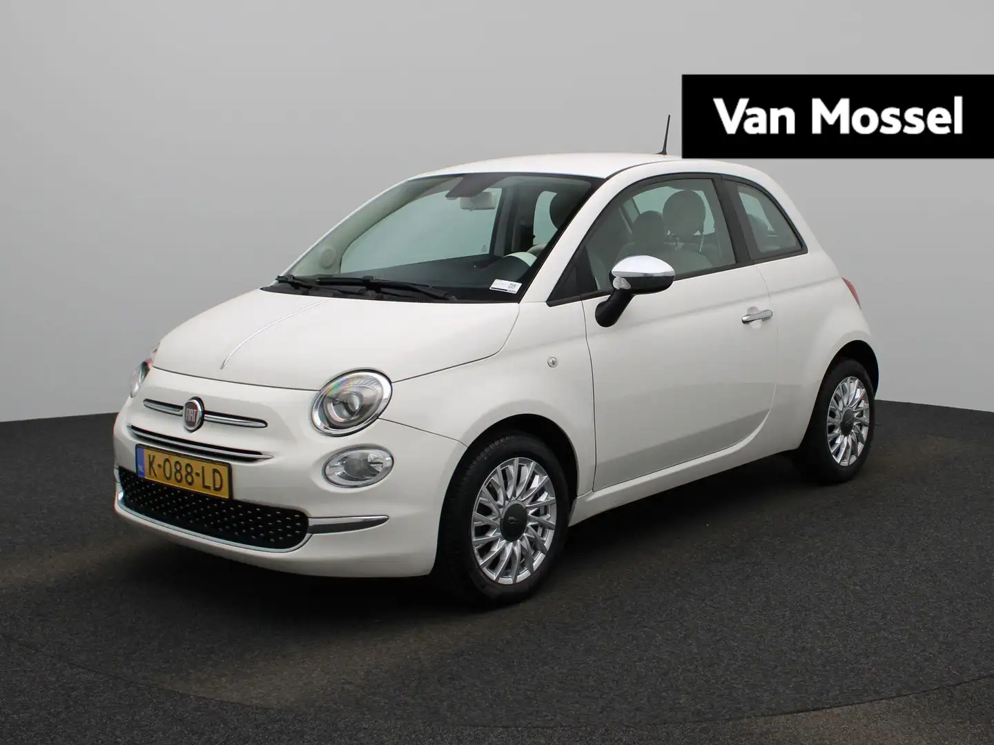 Fiat 500 1.0 Hybrid Lounge | Airco | Parkeersensoren | Blue Wit - 1