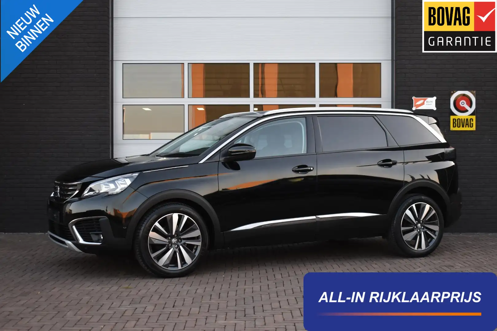 Peugeot 5008 1.2 PureTech 130PK Aut. Allure | 7 zits | Camera | Zwart - 1