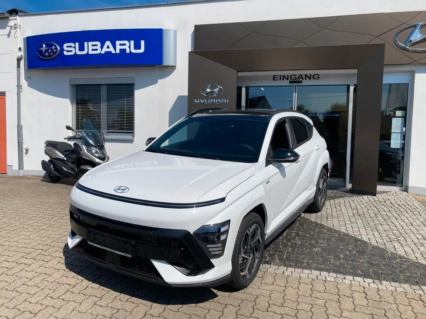 Hyundai KONA HEV 1.6 GDi Hybrid N Line DCT + Bose + Glas Weiß - 2