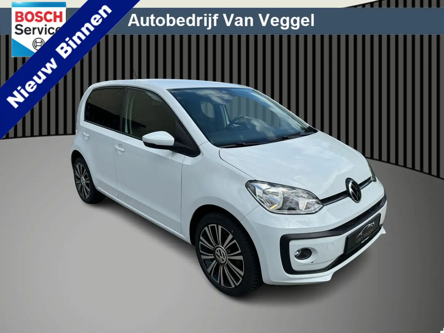Volkswagen up! 1.0 camera, cruise, stoelverw, airco Blanc - 1