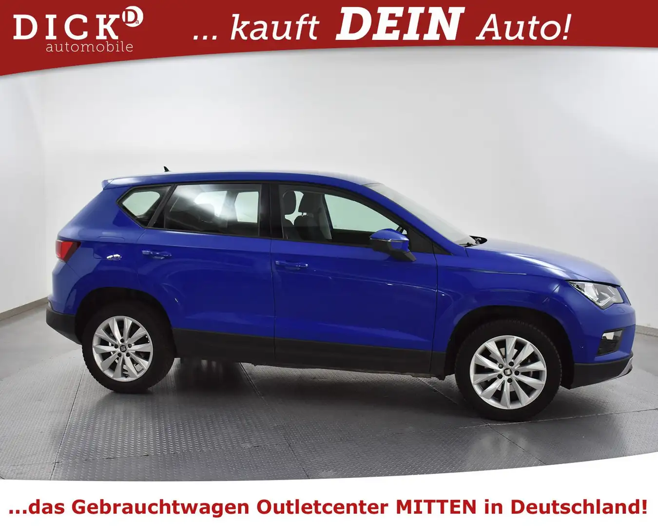 SEAT Ateca 1.5 Style NAVI+KAM+SHZ+AHK+PARKASS+TEMP+MF Blue - 2