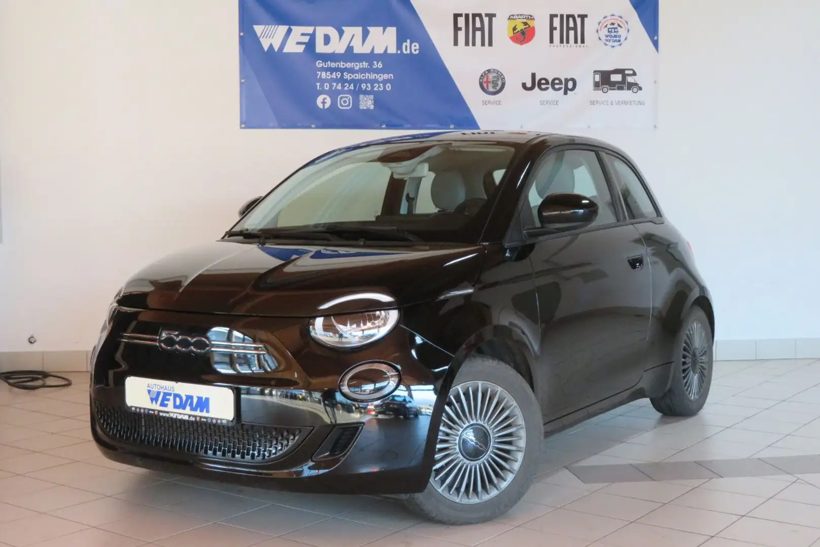 Fiat 500e ICON 118PS *Sitzheizung,NAVI,Kamera* Schwarz - 1