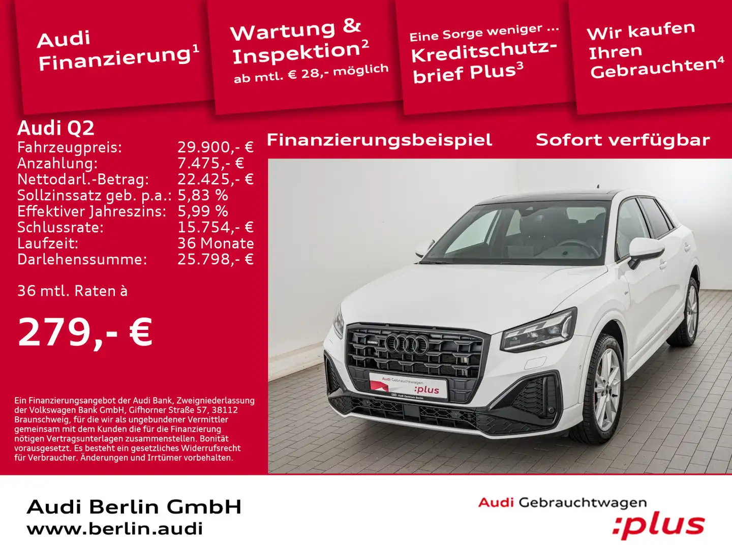 Audi Q2 S line 35 TDI qu. S tr. AHK MATRIX RFK PDC Wit - 1