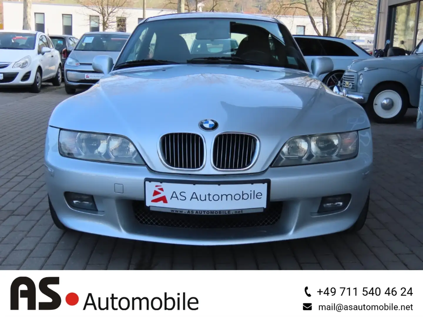 BMW Z3 Coupe 3.0i Automatik*Schiebedach*Leder*SHZ Silber - 2