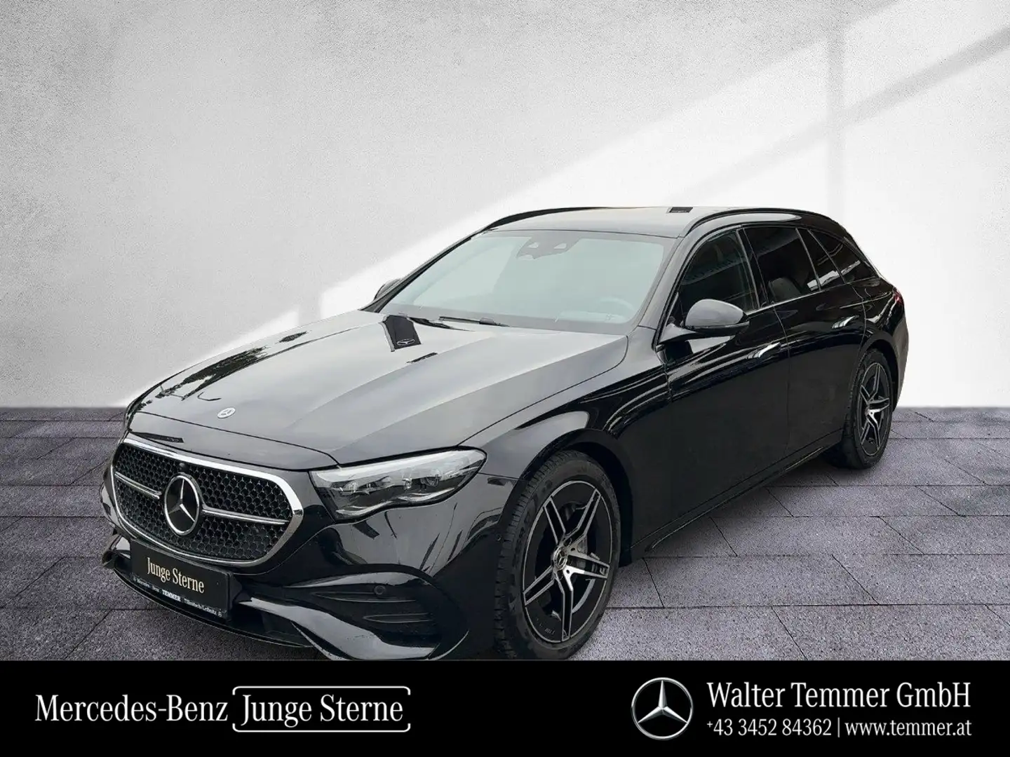 Mercedes-Benz E 300 de 4M AMG-Line Fahrassist Distr AHV 360°Kam Noir - 1